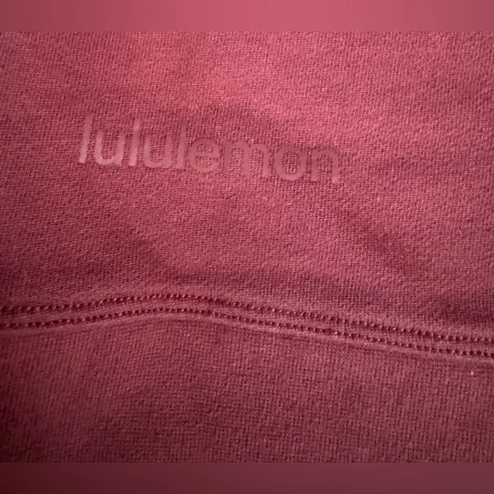 Lululemon Perfectly Oversized Crew Smoky Red - Picture 2 of 2